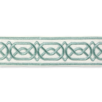 Lee Jofa Shire Emb Tape Aqua Trim TL10196.13.0