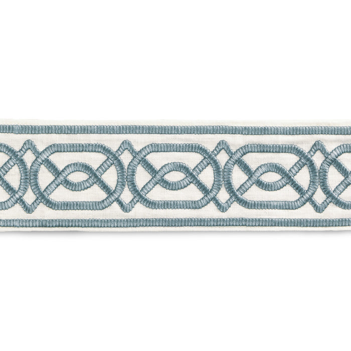 Lee Jofa Shire Emb Tape Blue Trim TL10196.15.0