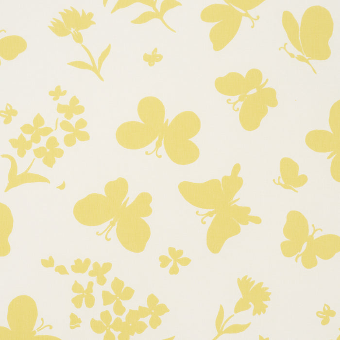 Schumacher Butterflies Buttercup Fabric Sample TL400000