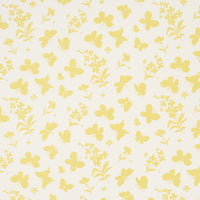 Schumacher Butterflies Buttercup Fabric TL400000