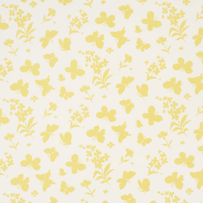 Schumacher Butterflies Buttercup Fabric Sample TL400000