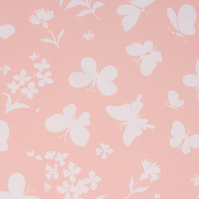Schumacher Butterflies Peach Fabric TL400001