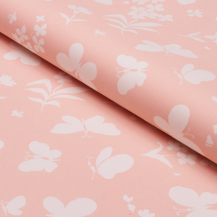 Schumacher Butterflies Peach Fabric TL400001