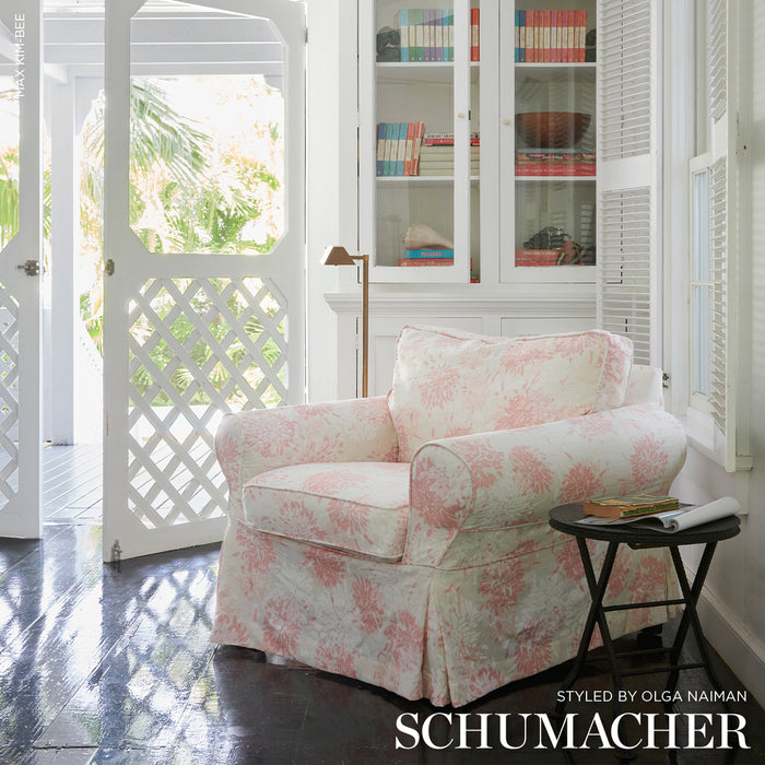 Schumacher Chrysanthemum By Tillett Pinky Fabric TL400010