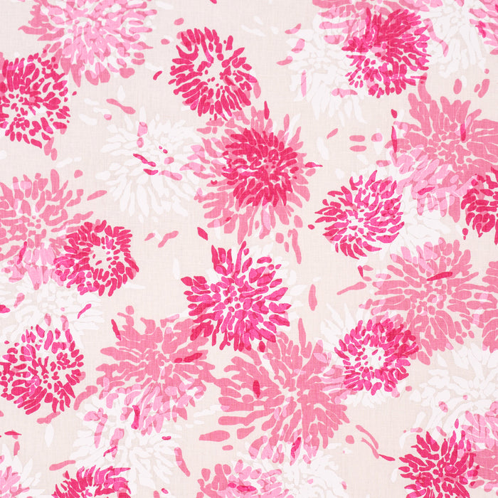 Schumacher Chrysanthemum By Tillett Lipstick Fabric Sample TL400011