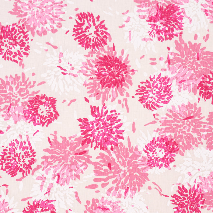 Schumacher Chrysanthemum By Tillett Lipstick Fabric TL400011