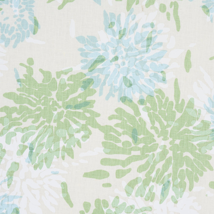 Schumacher Chrysanthemum By Tillett Green & Sky Fabric TL400012