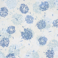 Schumacher Chrysanthemum By Tillett Blues Fabric TL400013