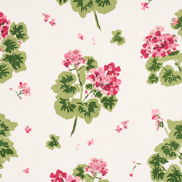 Schumacher Geranium Pinks Fabric Sample TL400022