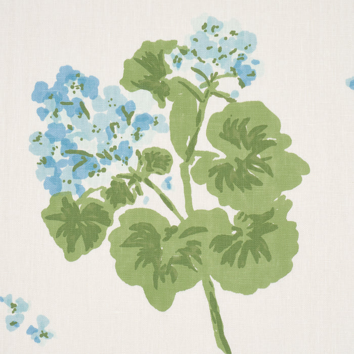 Schumacher Geranium Sky Fabric Sample TL400023