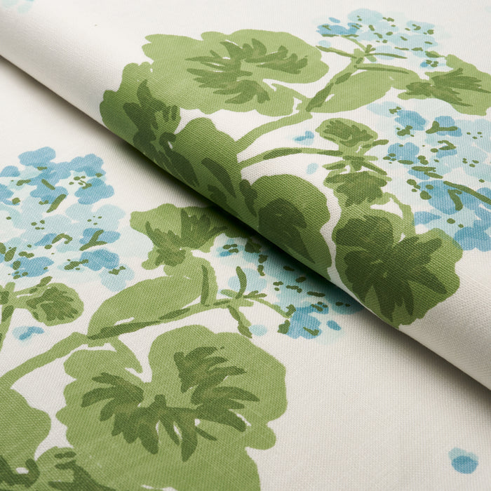 Schumacher Geranium Sky Fabric Sample TL400023