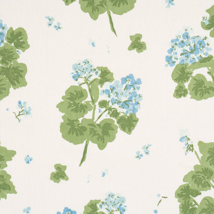 Schumacher Geranium Sky Fabric Sample TL400023