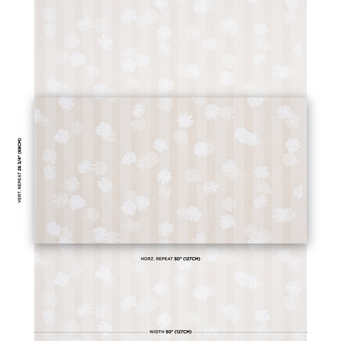 Schumacher Jackie's Daisy Stone Fabric TL400041