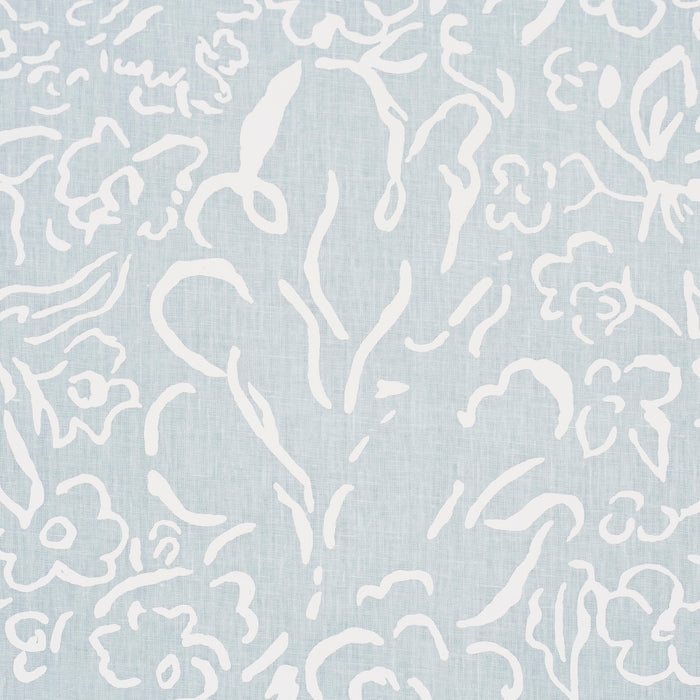 Schumacher Matisse White On Sky Fabric Sample TL400052