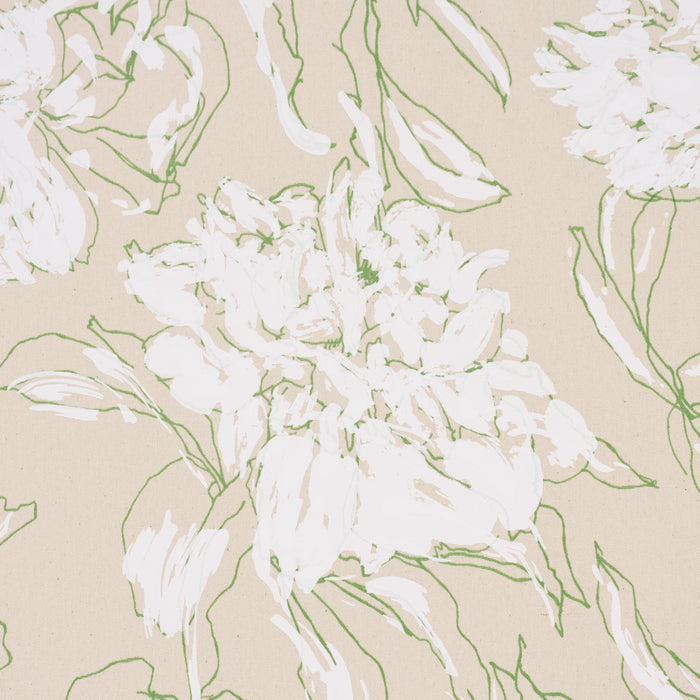 Schumacher Peony Silhouette Leaf Fabric TL400061