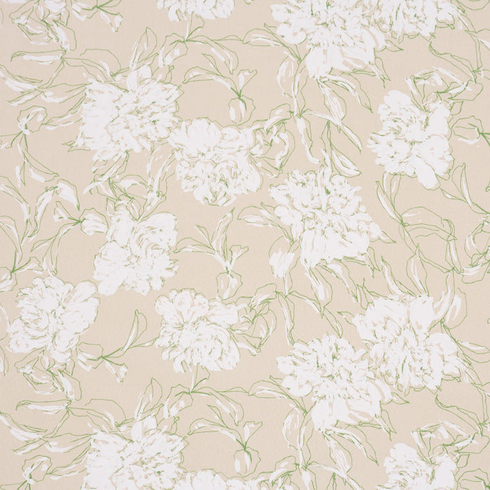 Schumacher Peony Silhouette Leaf Fabric Sample TL400061
