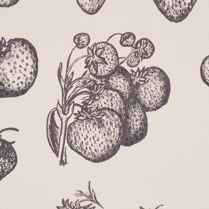 Schumacher Strawberry Fields Graphite Fabric TL400080