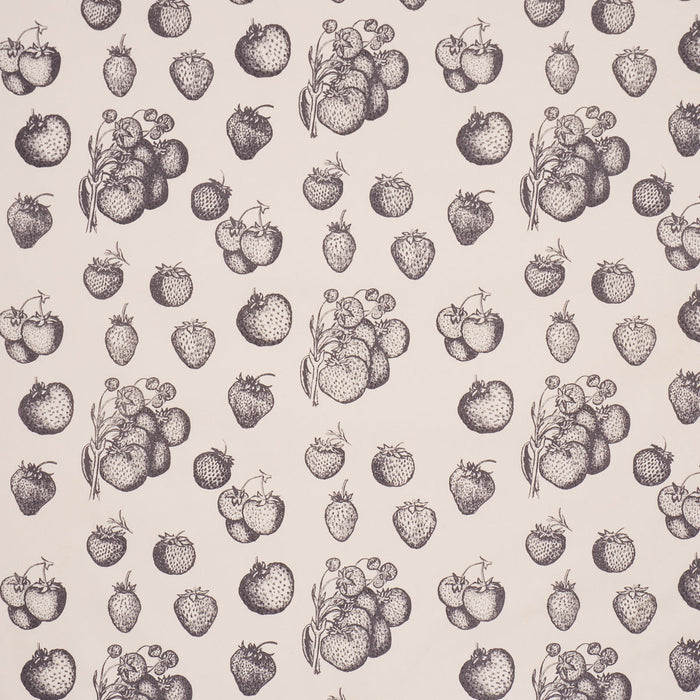 Schumacher Strawberry Fields Graphite Fabric Sample TL400080