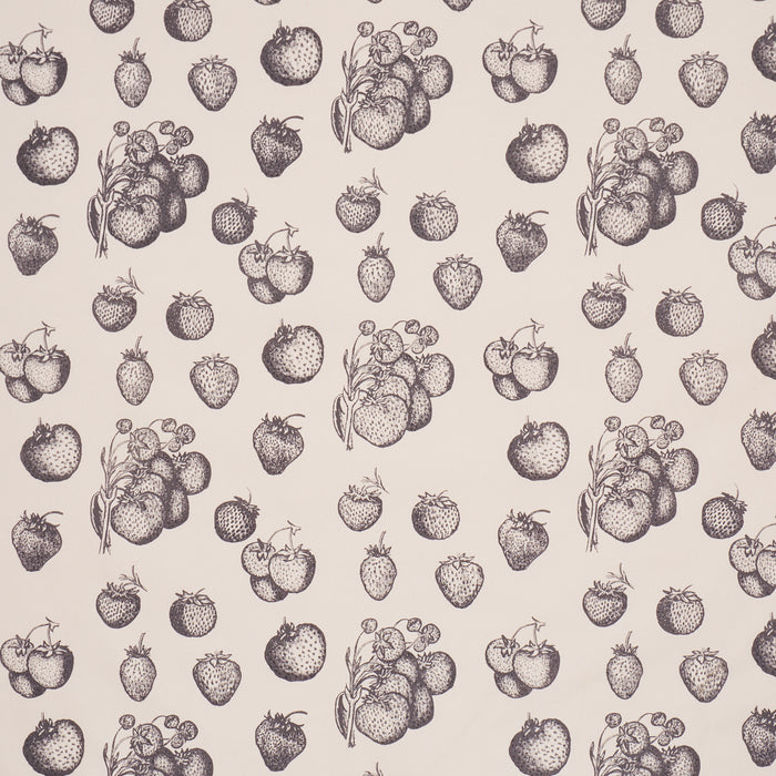 Schumacher Strawberry Fields Graphite Fabric TL400080
