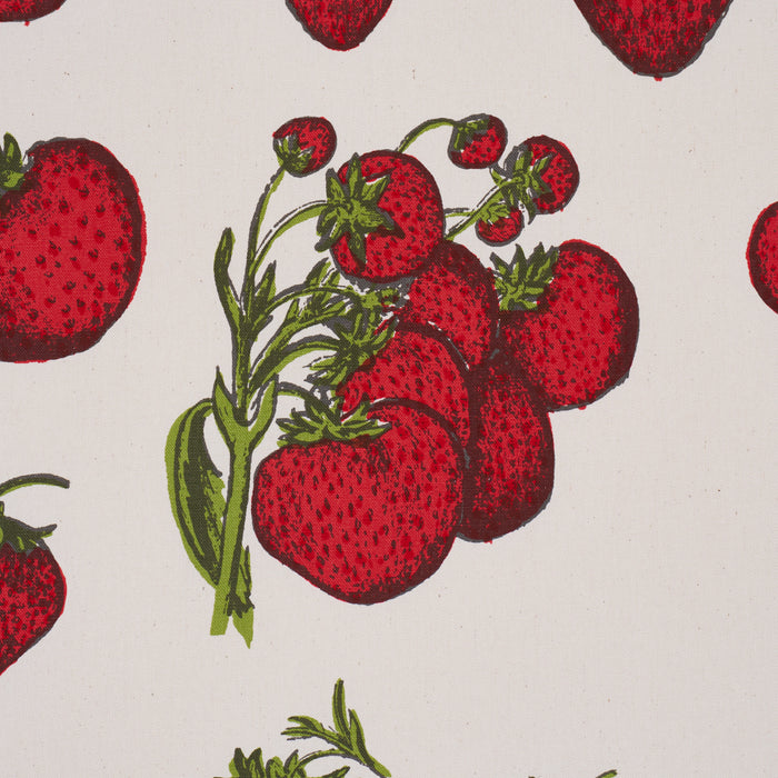Schumacher Strawberry Fields Red Fabric Sample TL400081
