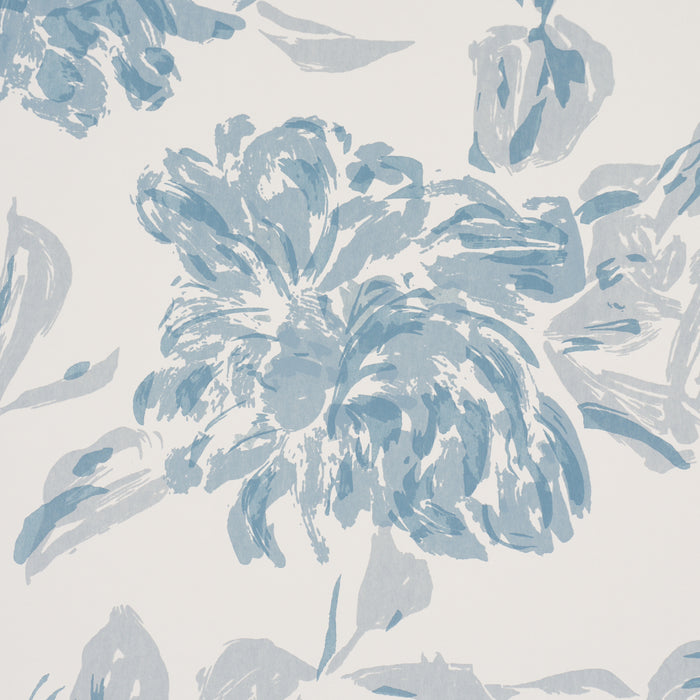 Schumacher Peony Chambray Wallpaper TL800021