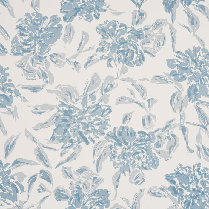 Schumacher Peony Chambray Wallpaper TL800021