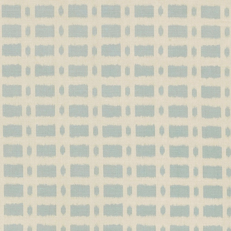 Schumacher Townline Road Blue Fabric Sample TOWN001