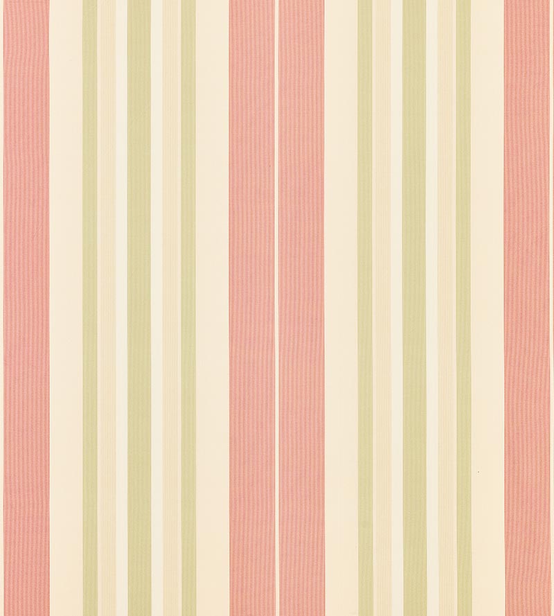 Old World Weavers Deanna Stripe Rose/Green Fabric TT00160001