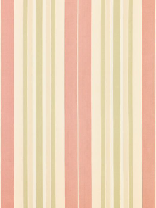 Old World Weavers Deanna Stripe Rose/Green Fabric TT00160001