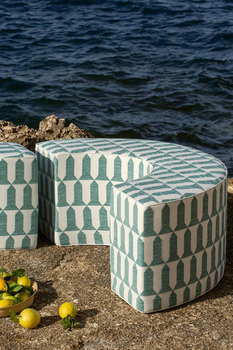 Le Manach Blason Outdoor Celadon Fabric L4000001