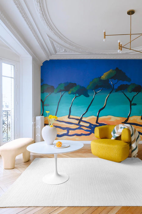 Pierre Frey Porquerolles Mediterranee Wallpaper Sample FP993001