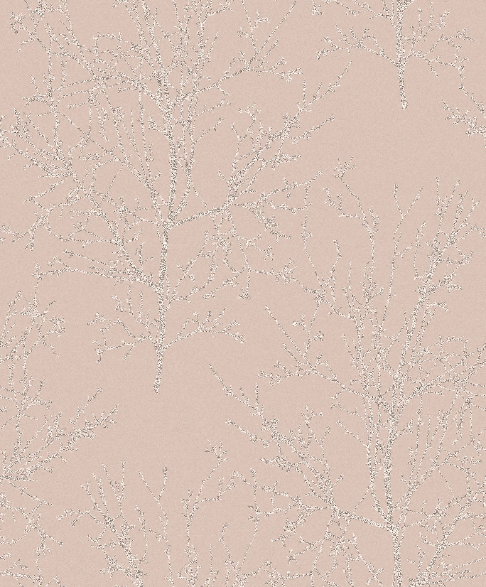 Seabrook Designs Bead Branches Blush Wallpaper UK11501