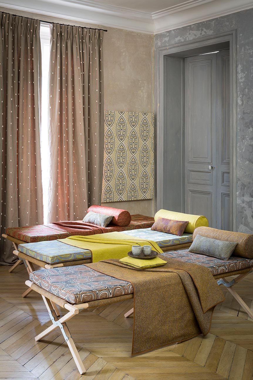 Pierre Frey Watom Jaune Fabric Sample F3025001