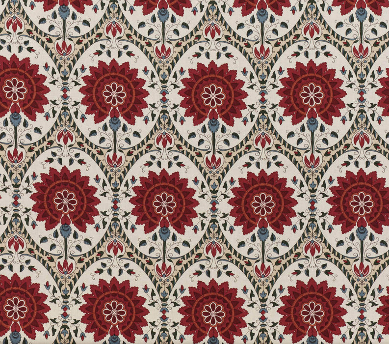 Braquenie Tajmahal Grenat Fabric Sample B1853001