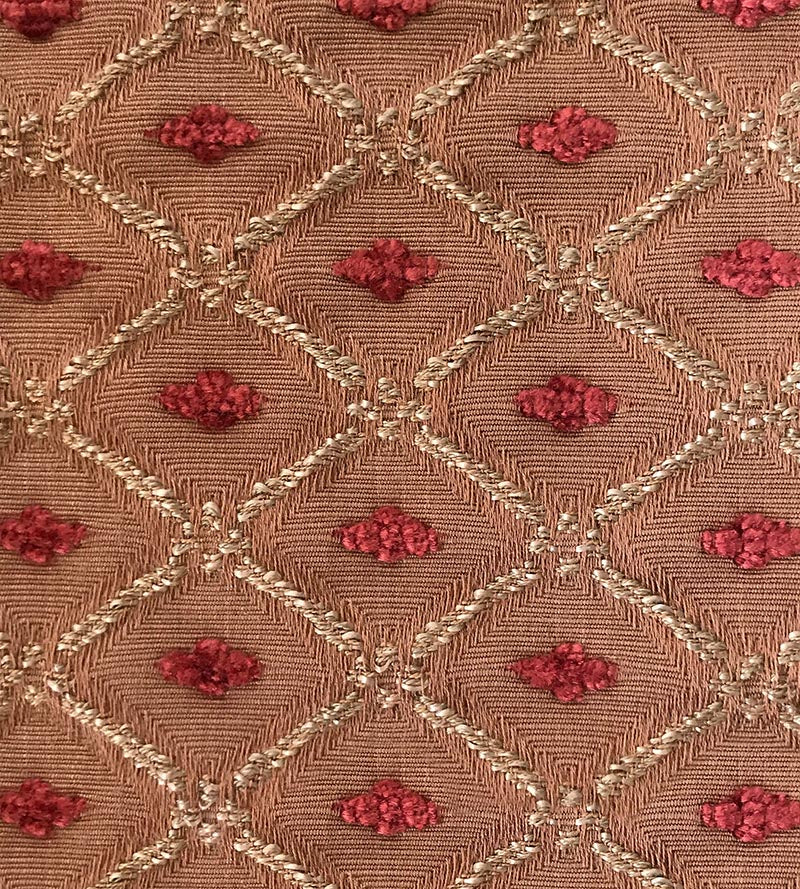 Old World Weavers Jewel Tones Brick Fabric Sample VG01260010