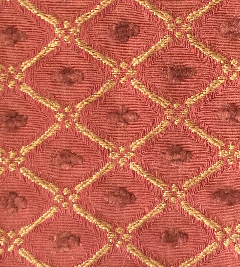Old World Weavers Jewel Tones Terracotta Fabric Sample VG01260011