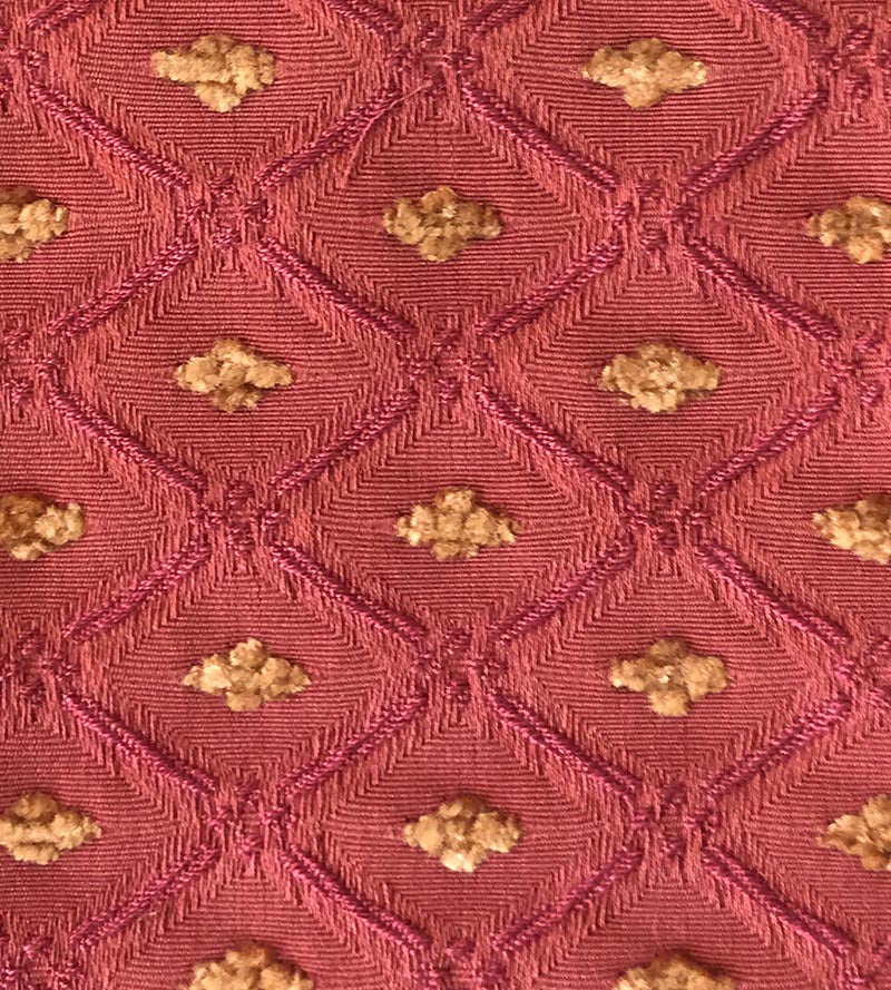 Old World Weavers Jewel Tones Red Fabric Sample VG01260012
