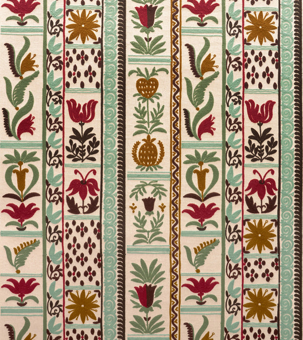 Pierre Frey Fleurs De Lumiere Lagon Wallpaper Sample FP212001