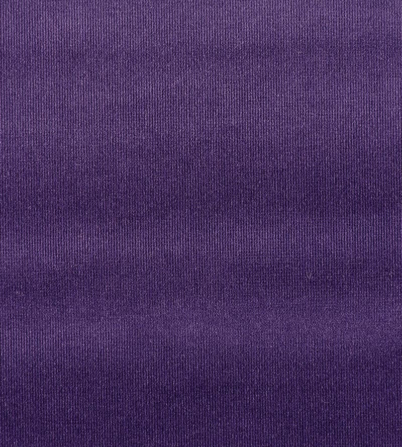 Old World Weavers Glamour Velvet Eggplant Fabric VPGLAM0875