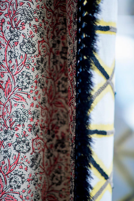 Pierre Frey Tieling Bleu Fabric Sample F3156001