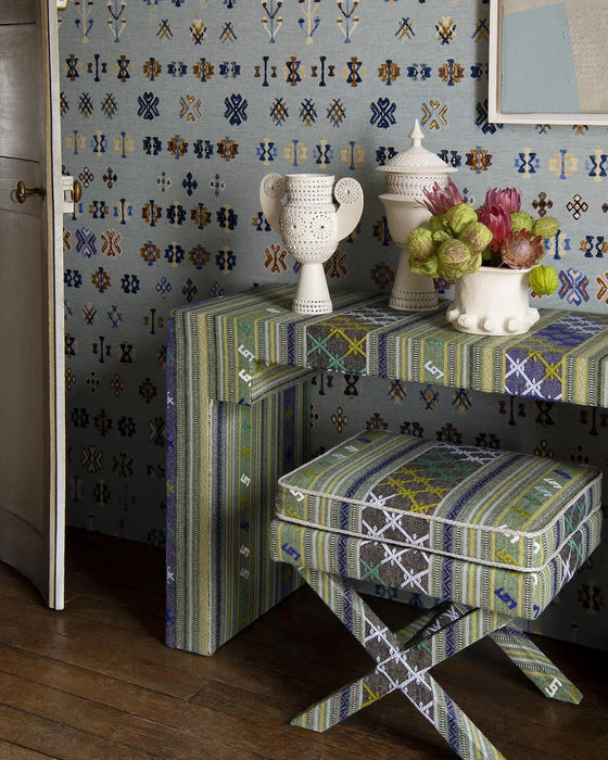 Pierre Frey Hamada Menthe Fabric Sample F3948003