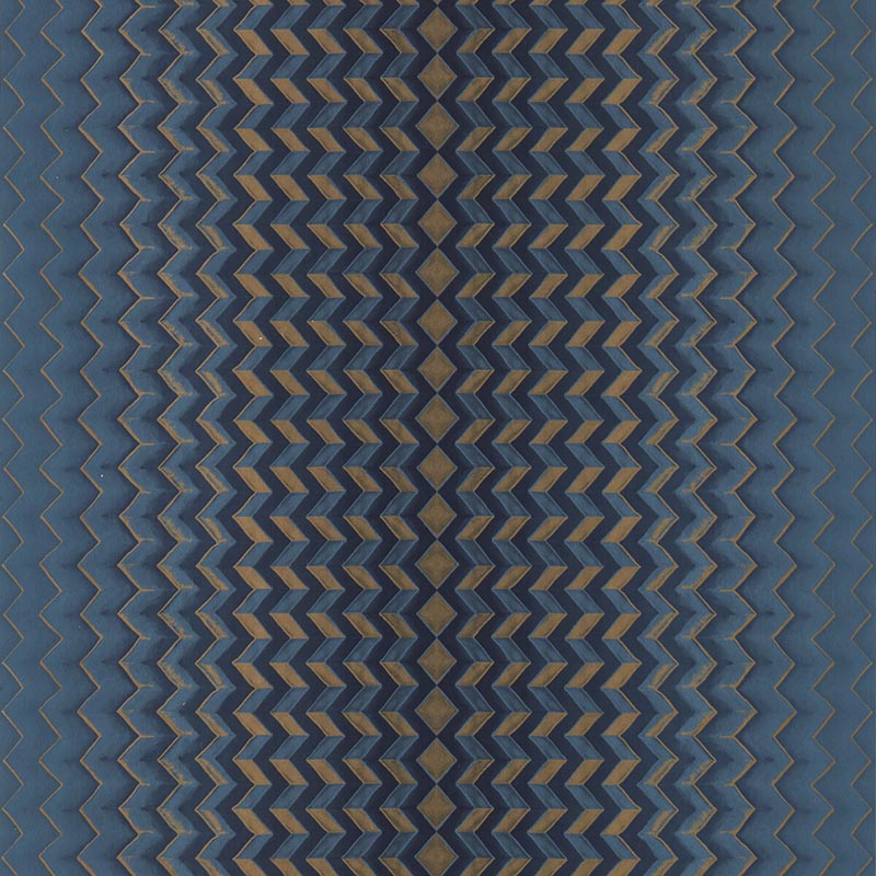 Clarke & Clarke Fragment Midnight/Copper Wp Wallpaper Sample W0150/03.CAC.0