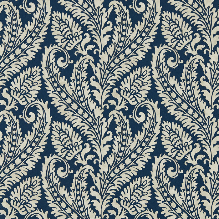 Clarke & Clarke Regale Denim Wp Wallpaper Sample W0161/01.CAC.0