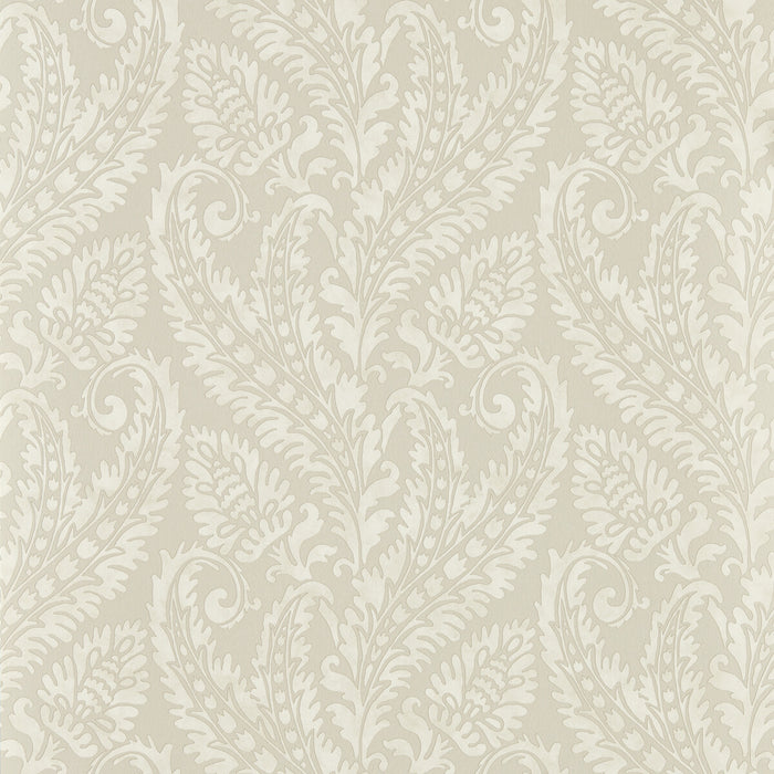 Clarke & Clarke Regale Ivory Mocha Wp Wallpaper Sample W0161/03.CAC.0