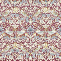 Clarke & Clarke Strawberry Thief Plum Wp Wallpaper W0171/04.CAC.0