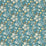 Clarke & Clarke Golden Lily Teal Wp Wallpaper Sample W0174/03.CAC.0