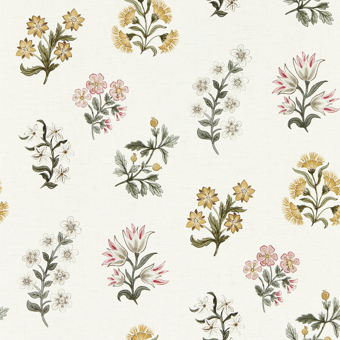 Clarke & Clarke Leiden Blush Ochre Wp Wallpaper Sample W0194/01.CAC.0