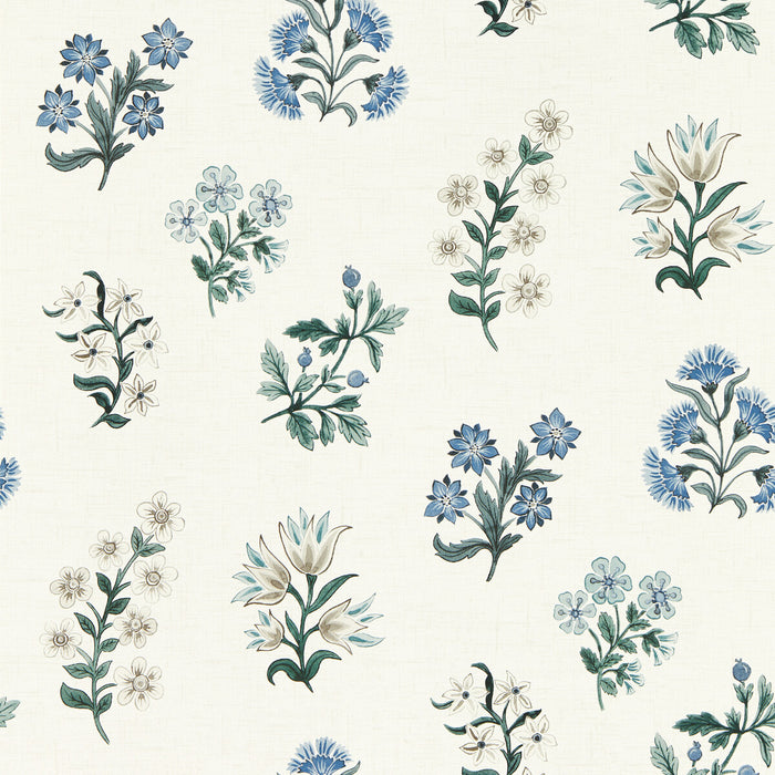 Clarke & Clarke Leiden Denim Wp Wallpaper W0194/03.CAC.0