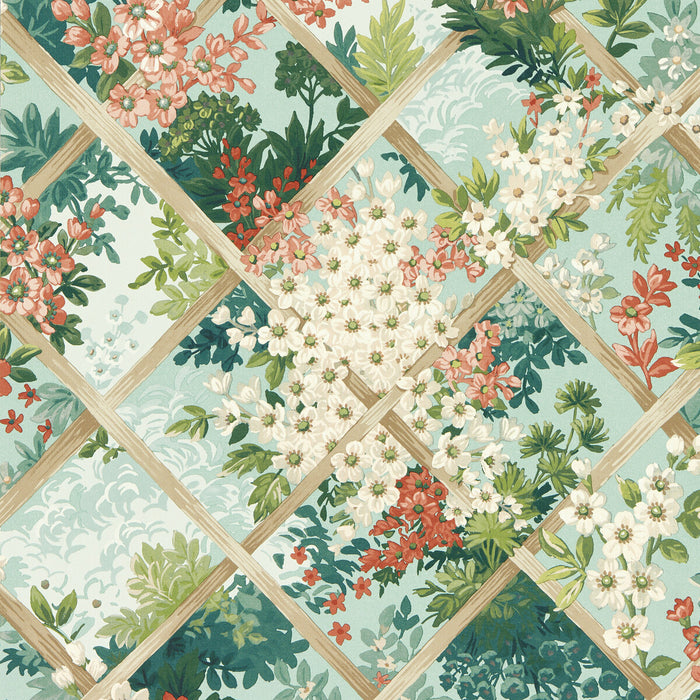 Clarke & Clarke Maymont Seaglass Wp Wallpaper Sample W0195/03.CAC.0