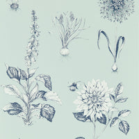 Clarke & Clarke Roseraie Seaglass Wp Wallpaper W0197/04.CAC.0